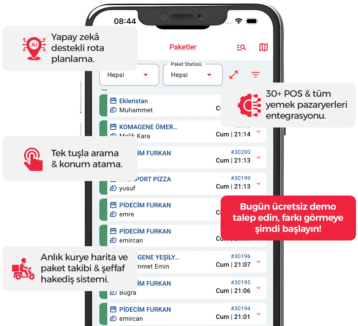 Pagate Akıllı Kurye Takip Sistemi