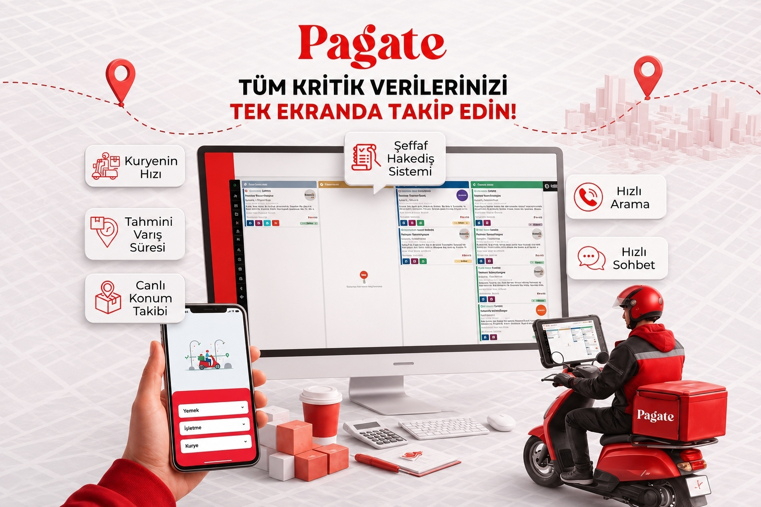Pagate kritik veriler ve raporlama